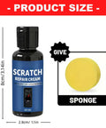 Advanced Scratch Repair Cream For Glass Phone Screens And Other Devices 30G Repair Set with sponge, product size shown