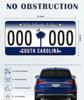 Audi Beefy Rear License Plate Bracket And Holder For Q3 Q4 E Tron Q5 Q6 Q7 Q8 vehicles, South Carolina license plate shown
