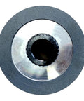 BFK458-16 electromagnetic brake, gray outer ring with silver inner bore, front view