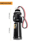 Image showing dimensions of Two Pack Dusk To Dawn Outdoor Light Sensor Switch 120-277V Photocell UL Listed IP65 Waterproof