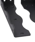 Heavy Duty Floating Shelf Bracket Made Of Carbon Steel Built Tough Rust Resistant Frosted Black Finish Wall Mounted Shelf Bracket