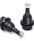 Front Lower Ball Joints Kit For Cadillac Escalade Tahoe Suburban Yukon XL 1500 Silverado Express Avalanche GMC Savana Sierra 2 Piece Replacement Parts, black steel