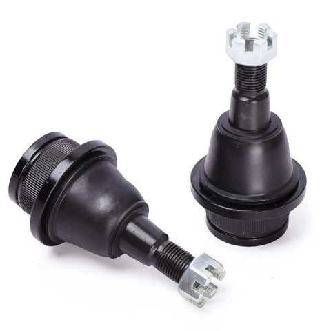 Front Lower Ball Joints Kit For Cadillac Escalade Tahoe Suburban Yukon XL 1500 Silverado Express Avalanche GMC Savana Sierra 2 Piece Replacement Parts, black steel