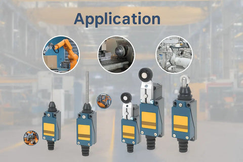Compact Micro Limit Switches with Coil Spring Wire 1NO 1NC 5A 250VAC IP65 applications in mechanical, robotic systems