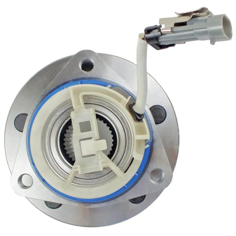 Top view of Wheel Bearing Hub Assembly 513121 Front And Rear Set For Chevrolet Impala Venture and GM cars, showing 3-bolt flange