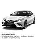 Silver car front view, suitable for Wheel Studs M12x1.50 Lug Stud 49mm Bolt For Toyota And Lexus Vehicles Durable OEM Replacement 10 Pcs
