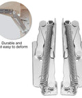 Two Piece Steel Durable Lift Up Spring Hinge for Cabinets, showcasing dual spring mechanism and metal construction for easy install.