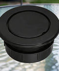 Patio Table Umbrella Hole Plug 1.63 Inch ABS Hole Cover With Removable Cap And Threaded Insert For Outdoor Dining And Camping Use