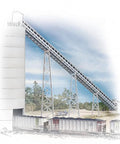 HO Scale Modern Conveyor Kit With 21 Inches Of Conveyors And Supports Authentic Detailing For Model Railroading Easy To Build
