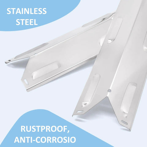 Grill Replacement Kit For Landmann Three Burner 42170 42172 966686 with stainless steel heat plates detail.