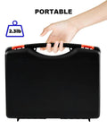 Carrying case for Handheld Digital Surface Roughness Tester On The Go Portable Profilometer with Ra Rz Range and Display