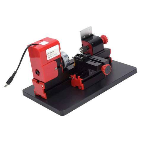 LUCKDANO Mini Metal Lathe Machine Z20002 24W High Speed 20000Rpm Motorized Tool for precision turning and shaping.