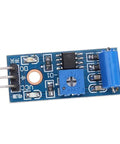 Motion Detection Vibration Sensor Module Alarm Switch with Alertor for DIY Security Systems 1 Piece High Sensitivity Vibe Sensor Drive Easy Connect Versatile Motion Alarm Module for Home Office and Industrial Use, blue PCB