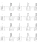 Image of 20 Pack Plastic Shelf Support Pegs For Cabinets And Shelves Compatible With Glass And Wood Boards 3mm Brackets