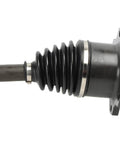 Close-up of heavy-duty CV drive axle and drive shaft replacement for Cadillac Escalade, Silverado, Suburban, and trucks.