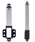 Beefy 24V Electric Linear Actuator With 10mm 30mm 50mm And 100mm Stroke Options For Industrial Automation High Precision Smooth Quiet Motion Reliable Piston Actuator For Tight Tolerances, silver metal body