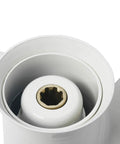 Close-up of the shaft hub on a Beefed Up Aluminum Alloy Boat Propeller For Yamaha Outboard Motors Nine Point Nine To Fifteen HP