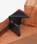 Center Finder Tool for Woodworking, 45 Degree Centering Marker and Center Line Scriber, Aluminum Alloy Black Edition