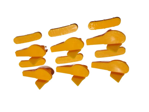 Tire Changer Inserts Kit With Front Upper And Rear Lower Nylon Demount Heads, Wheel Rim Edge Protector, Plastic Guard Set