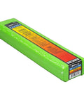 Green package of 7018 Welding Rod 3/32-Inch 5-Pound All Position Low Hydrogen Shielded Metal Arc, side view with label visible.