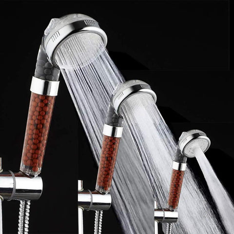 Filter Shower Head With Hose And Shower Arm Bracket, High Pressure Water Saving Handheld Shower, 3 Spray Settings