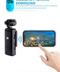 2.5K Dope Portable Vlogging Camera With WiFi Night Vision And Stabilization displayed next to mobile screen showing vivid scene.
