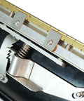 2 In 1 Mud Compound Putty Drywall Finishing Box Tool showcasing adjustable blade detail and axle bearings for smoother application