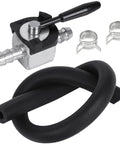 Inline Fuel Shut Off Valve Kit For Lawn Mower One Quarter Inch Fuel Line Heavy Duty Gas Diesel Petcock 180 Degree Ball Valve