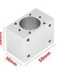 Nut housing for Beefed Up Ball Screw SFU1204 250mm Length 12mm Diameter 4mm Pitch Kit with BK10 BF10 end supports and coupler