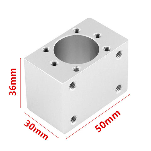 Nut housing for Beefed Up Ball Screw SFU1204 250mm Length 12mm Diameter 4mm Pitch Kit with BK10 BF10 end supports and coupler
