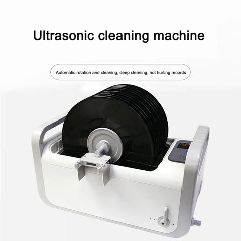 Absolute Beast Ultrasonic Vinyl Record Cleaner With Spacious Tub Pulls Dust From Grooves And Jewelry In No Time Easy Flip Cover.