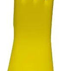Class 2 Yellow Rubber Voltage Insulating Gloves 17000V AC and 25500V DC Maximum Use Voltage 14 Inch Size Model GC2Y10