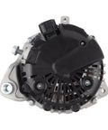 Front view of 130 Amp 12 Volt Alternator With 7 Groove Pulley For Nissan Armada Frontier Pathfinder Titan Xterra Infiniti QX56 Replace 23100ZH00A 11256N