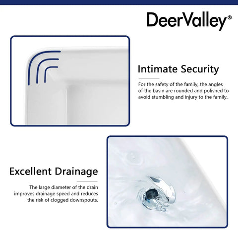 Upgrade Your Powder Room With This Sleek White Ceramic Vessel Sink Measuring 16 By 12 Inches For A Modern Rectangle Basin Setup Featuring Slick Glossy Finish And Hella Durable Build showcasing rounded basin edge for safety and large drain for efficient water flow.
