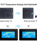 USB Powered Digital Thermometer Temperature Gauge With Sensor Probe For Aquarium Car PC Case Incubator Brooder And Pet Enclosures LCD Display With Fahrenheit And Celsius Readouts, °C/°F switchable
