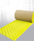 Easily Muffle Room Chatter And Kick Extra Echoes To The Curb With These Rock Solid Self Adhesive Acoustic Foam Panels Yellow Professional Grade Soundproof Roll in a roll with texture.