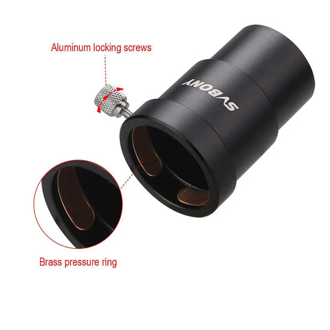 1.25 Inch Telescope Extension Tube Adapter With 34mm Optical Length For Eyepieces And 1.25 Inch Filters, rock solid aluminum