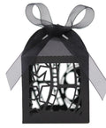 50 Pieces Hollow Out Film Wedding Favor Boxes With Ribbon For Candy And Chocolate Treats Storage Box Dope Gift Favors