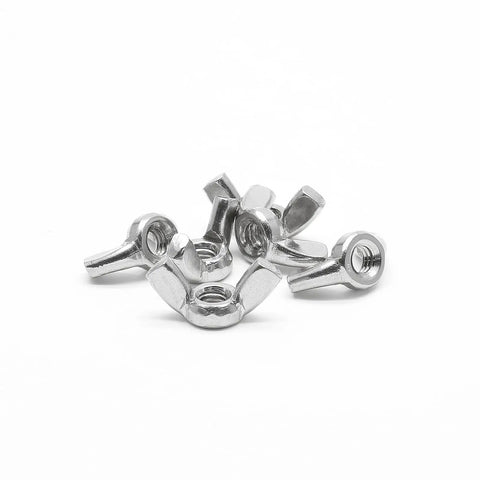 20 Pack M5 Stainless Steel Wing Nuts For Hardware Projects, Rust Resistant Butterfly Nuts For Quick Hand Tightening, Durable Silver Tone Fasteners For Outdoor And Humid Environments, Easy Grip And Twist