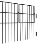 22 Pack No Dig Animal Barrier Fence Panels 16 Inch High With 1.5 Inch Gap Great For Dogs And Rabbits Backyard Pet Fence