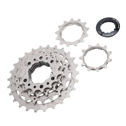 6 Speed Bicycle Cassette With Low Noise And Smooth Rotation, Durable Stainless Steel And Aluminum Alloy Gear Set displayed