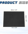 Rectangular Graphite Block Ingot Plate Sheet For Melting And Electrolysis, High Purity Graphite For Foundry Casting, 50x50x1mm, Black