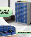 Heavy Duty 75 Drawer Parts Cabinet For Tools And Hardware Steel Storage With Adjustable ABS Drawers And Label Tabs