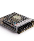 Heavy Duty 102W Industrial Switching Power Supply 12V DC 8Amps in a compact enclosure with a honeycomb design.