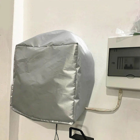 Hella Weatherproof EV Charger Station Protector Box crafted from heavy duty oxford cloth covering a charger on a wall.