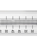 Top Shelf 60 ML Luer Lock Syringes Without Needles, straight view showing measurement lines and tapered tip for liquid transfer.