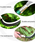 'Ergonomic Manual Weeder Garden Tool Set Lightweight Manganese Steel Chopping Device For Harvesting And Weeding Grab And Go' blade detail
