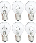 S11 Shape 25 Watt E17 Intermediate Base Lava Lamp Replacement Bulbs 120 Volt Dimmable 2700K Warm White For 14.5 Inch Glitter Lamps 6 Pack