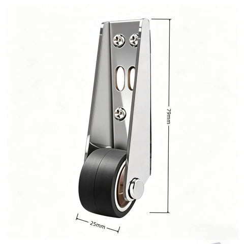 Heavy Duty Sliding Door Roller Wheels Roll Like Butter For Smooth And Whisper Quiet Operation Premium Rubber Track Wheel 79mm