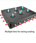 Heavy Duty Led Uv Curing Lamp For Resin 3D Printing Exposure At 365Nm And 395Nm showing multiple cooling fans on top surface.
